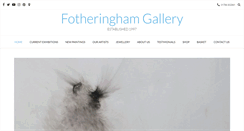 Desktop Screenshot of fotheringhamgallery.co.uk